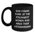 Funny Veterinarian Quotes Black Coffee Mugs Gifts from Friends to Veterinarian Coworkers for Christmas Unique Holiday Presents