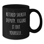 Funny Sheriff Deputy Gifts from Men, Unique Christmas Unique Gifts for Sheriff Deputy Friends