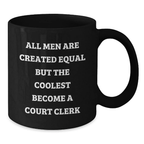 Birthday Gift Court Clerk Mug for Her Present Black Coffee Keepsake - Additional
