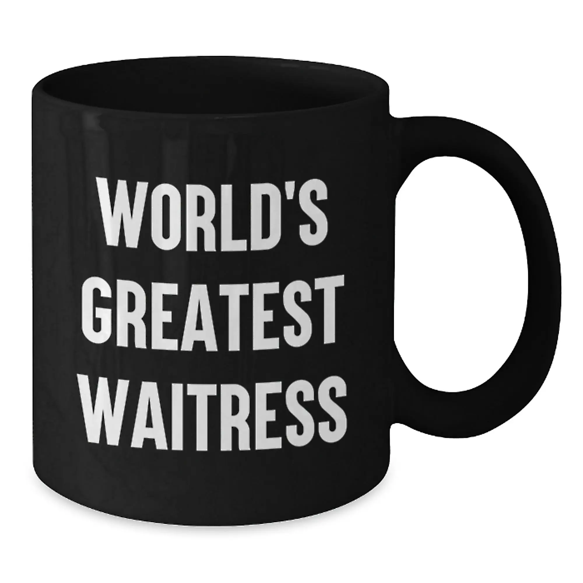 World's Greatest Waitress Funny Graduation Gifts for Friends from Mom, Unique Black Coffee Mug, Inspirational Quote - Additional