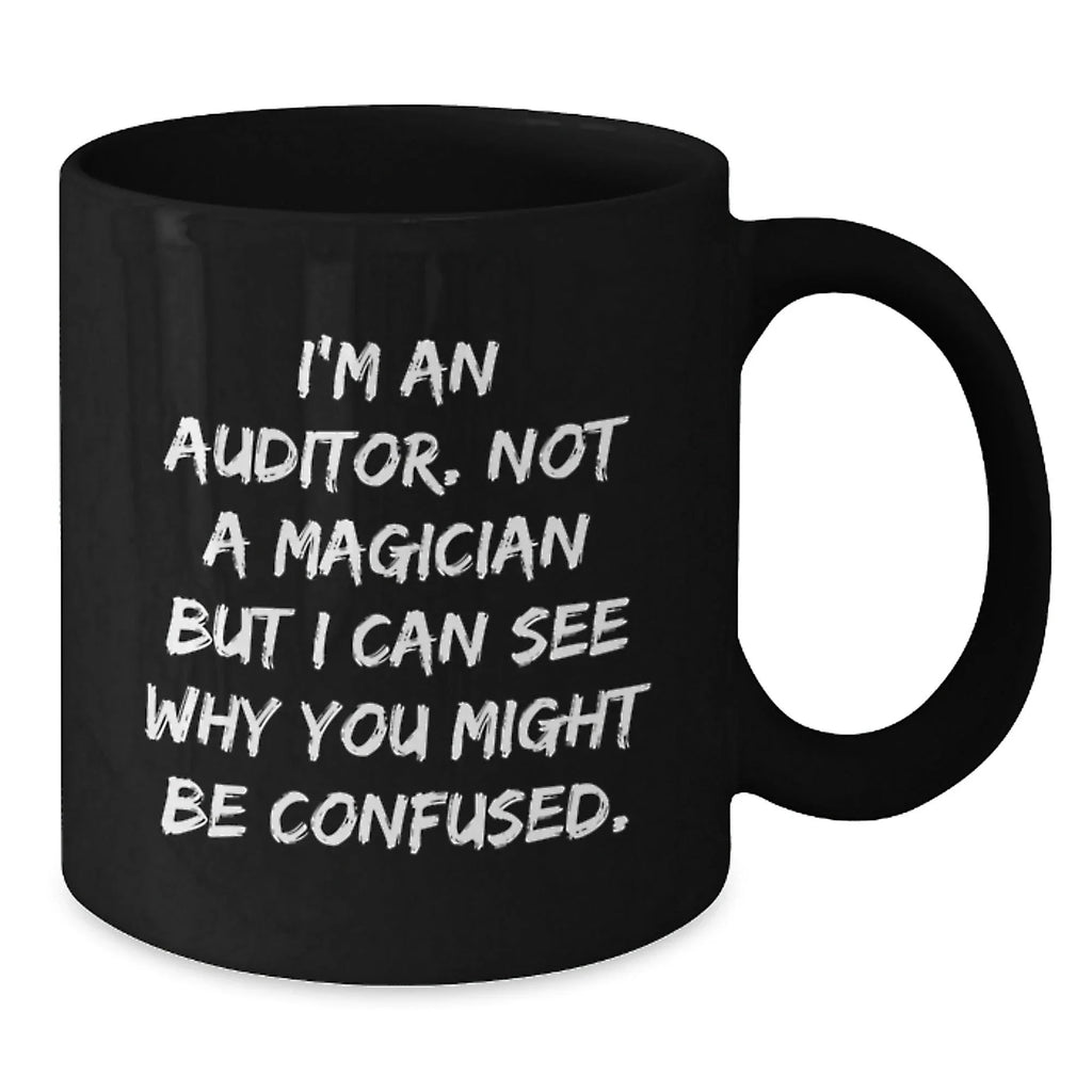 Funny Auditor Gifts For Christmas Unique Black Coffee Mugs Gifts From Friends To Auditor Men Women Coworkers Christmas Unique Gifts