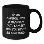 Funny Auditor Gifts For Christmas Unique Black Coffee Mugs Gifts From Friends To Auditor Men Women Coworkers Christmas Unique Gifts