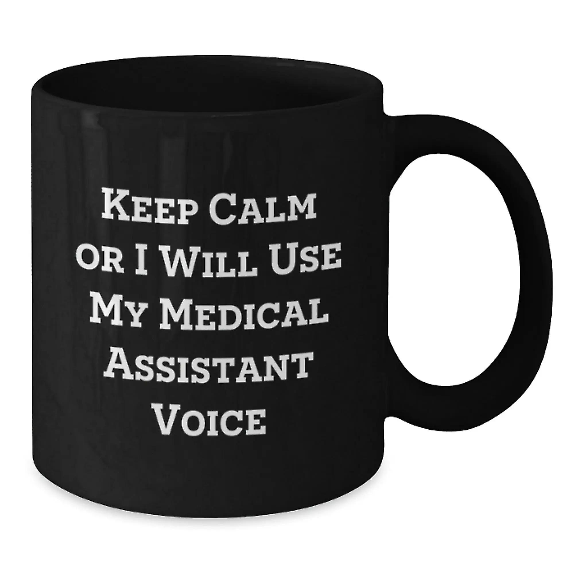 Birthday Gift for Her Medical Assistant Black Coffee Mug Surprise - Additional