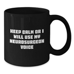 Birthday Gift Neurosurgeon Black Coffee Mug for Her Premium Present - Additional