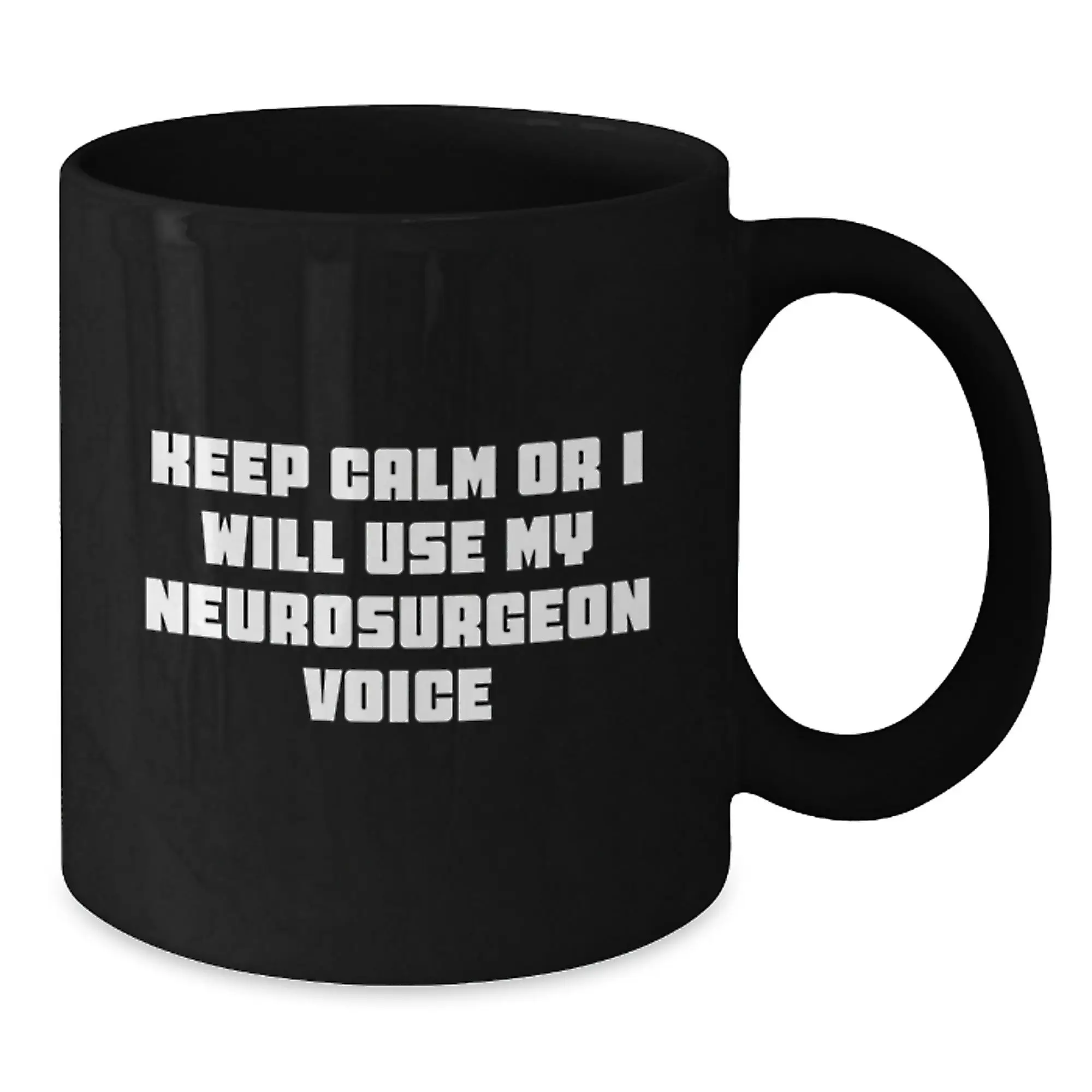 Birthday Gift Neurosurgeon Black Coffee Mug for Her Premium Present - Additional