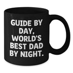 Guide Enthusiast Gifts, Funny Quotes for Men, Black Coffee Mug, Birthday Unique Gifts from Dad, Best for Guide Lovers