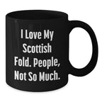 Scottish Fold Cat Lovers Funny Gifts from Friends to Family Birthday Unique Scottish Fold Cat Mugs
