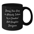 Funny Graphic Designer Gifts from Friends - Black Coffee Mug for Christmas Unique Presents