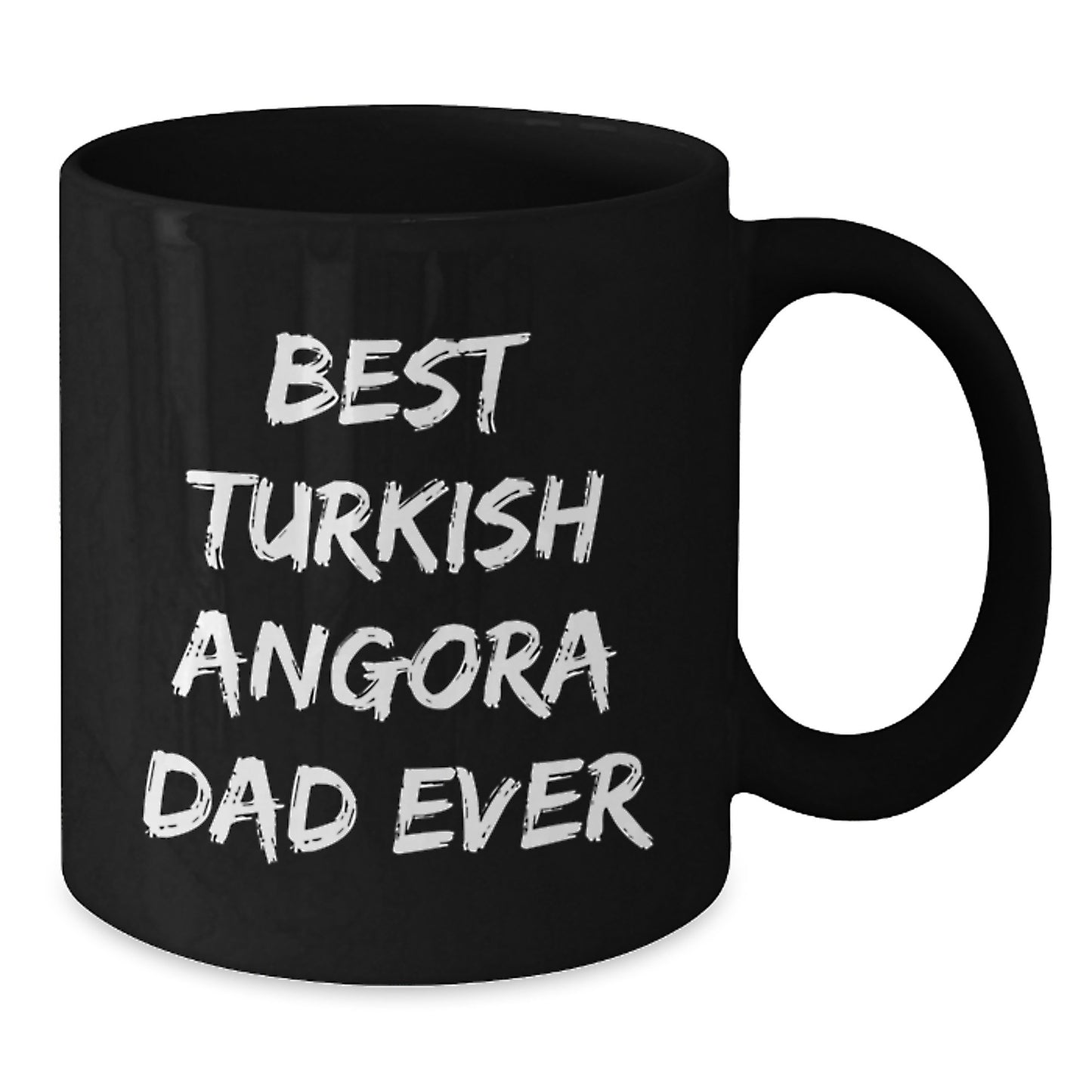 Funny Turkish Angora Cat Dad Gifts from Men to Friends for Graduation Unique Black Coffee Mugs - Additional