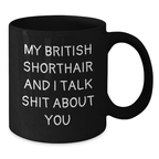 Graduation Gift Present British Shorthair Cat Mug for Her - Additional