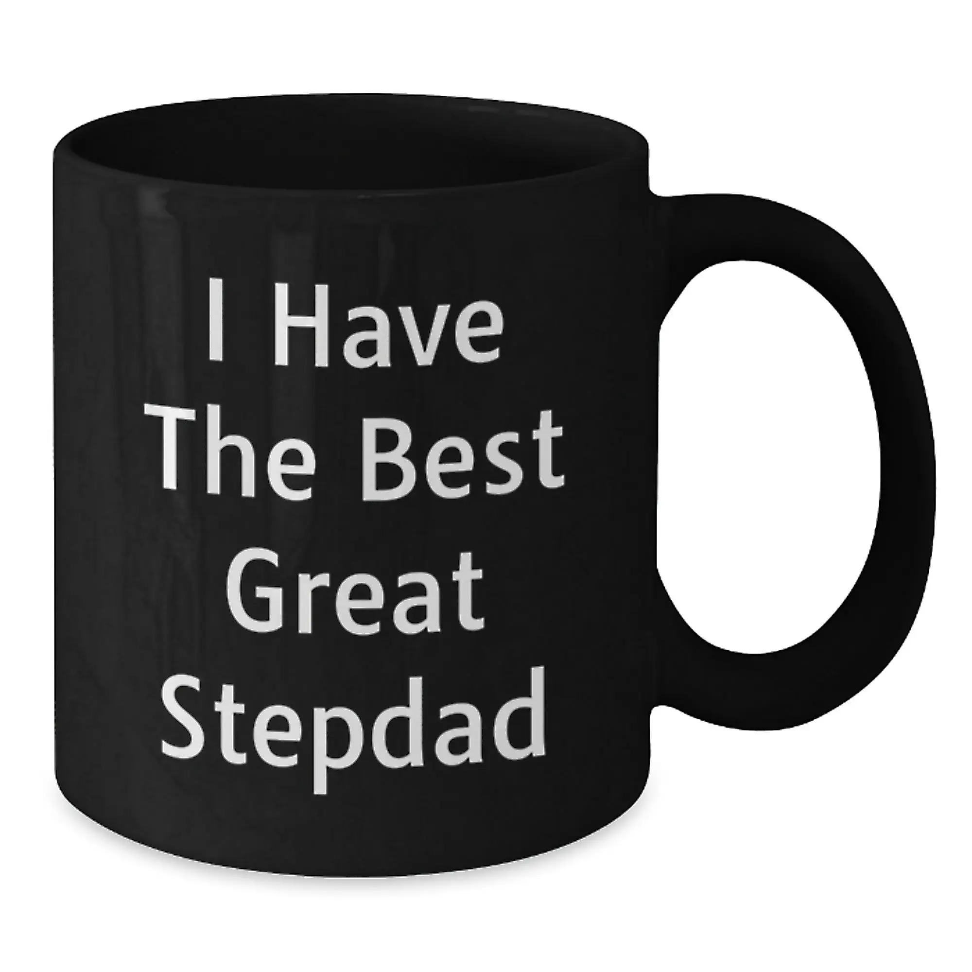 Funny Stepdad Quotes Black Coffee Mugs Gifts from Family for Stepdads on Father's Day Unique - Additional