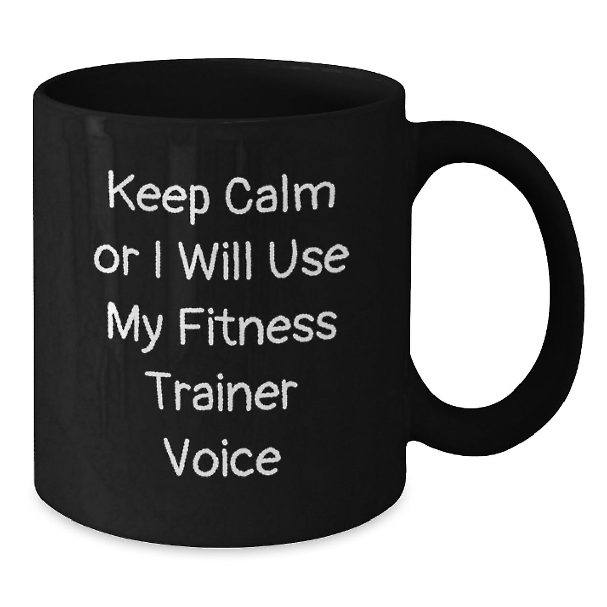 Fitness Trainer Gift for Him Keep Calm Keepsake Coffee Mug - Additional