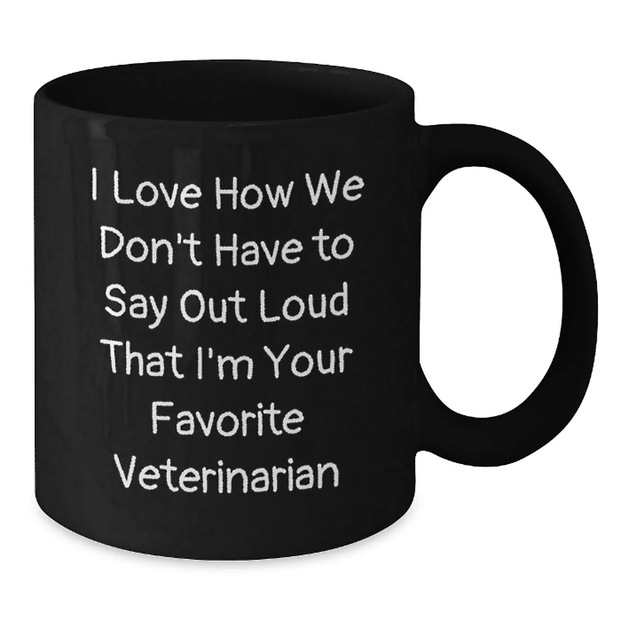 Funny Veterinarian Gifts from Friends to Favorite Men or Women Black Coffee Mugs for Christmas Unique Presents