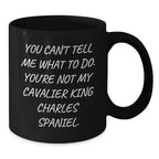 Funny Cavalier King Charles Spaniel Dog Gifts for Men from Family, Valentine's Unique Mugs for Coffee Lovers