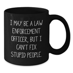Law Enforcement Keepsake Mug for Him Birthday Gift - Additional
