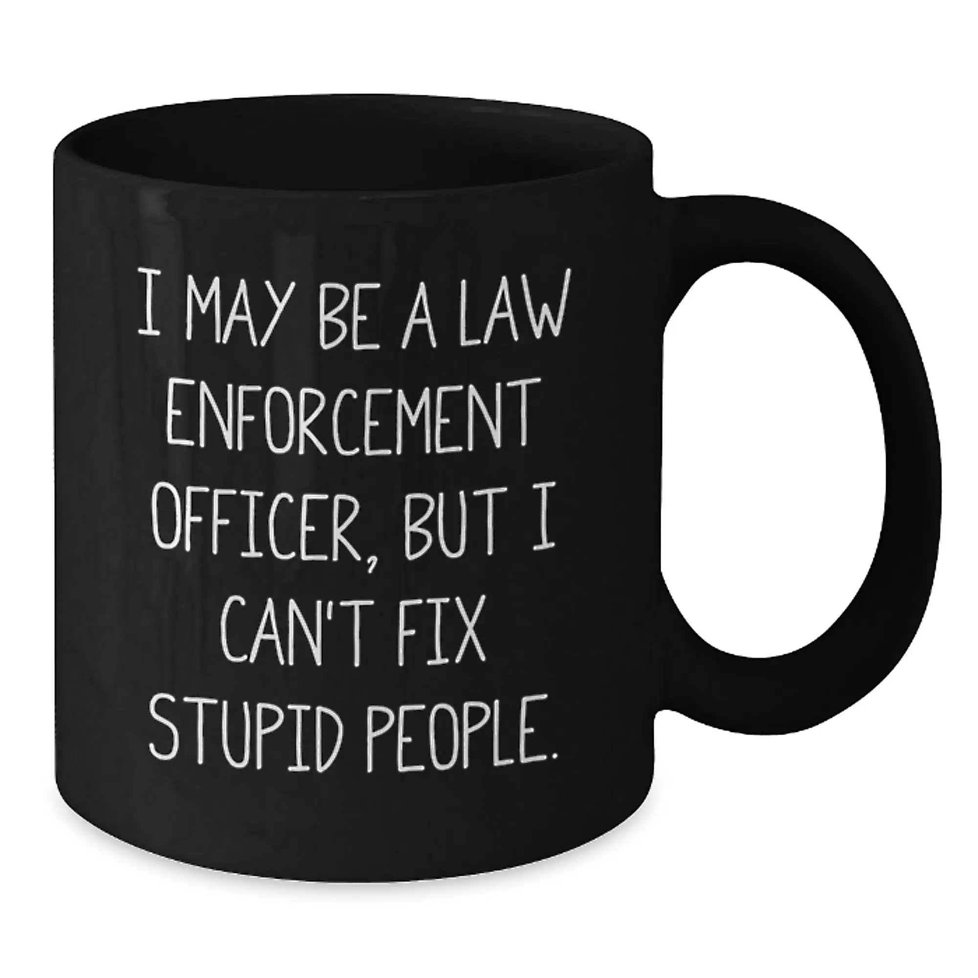 Law Enforcement Keepsake Mug for Him Birthday Gift - Additional
