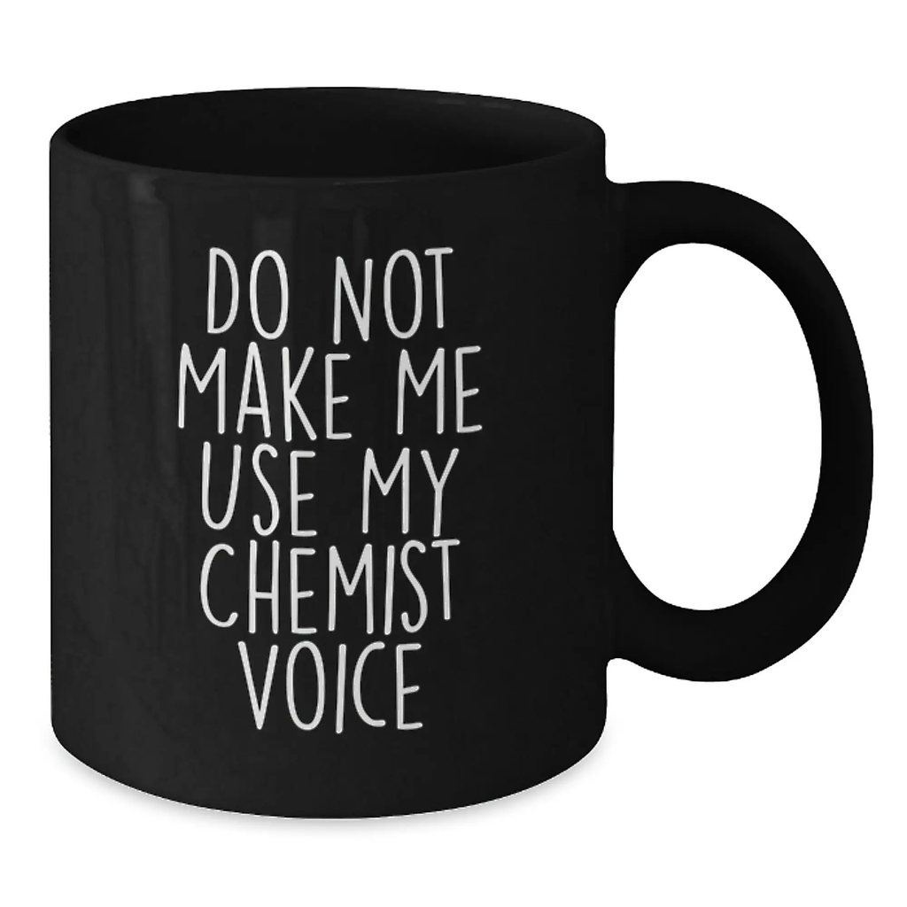 Birthday Gift Chemist Black Coffee Mug for Her – Premium Present - Additional