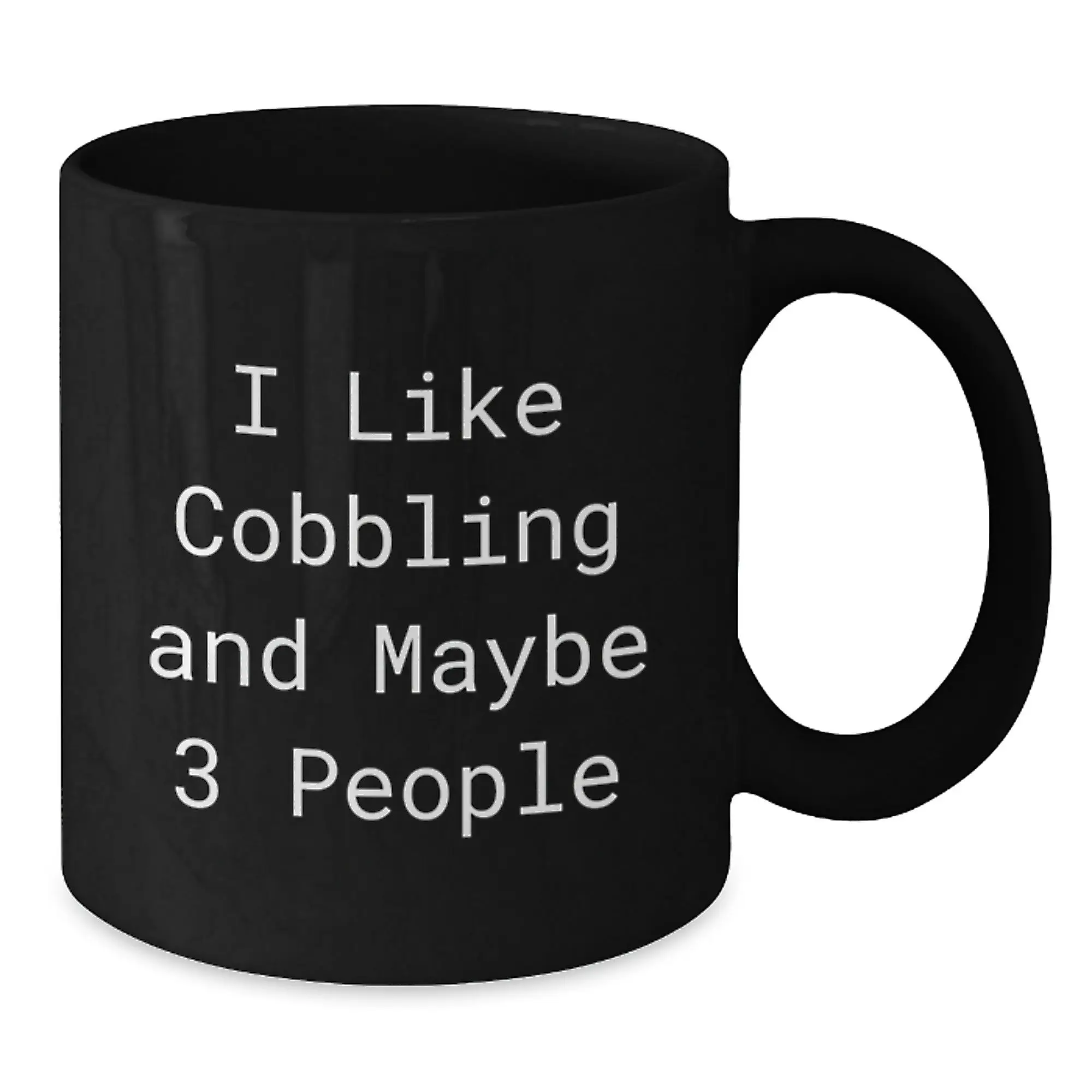 Cobbling Keepsake Ceramic Black Coffee Mug for Him Graduation Gift - Additional