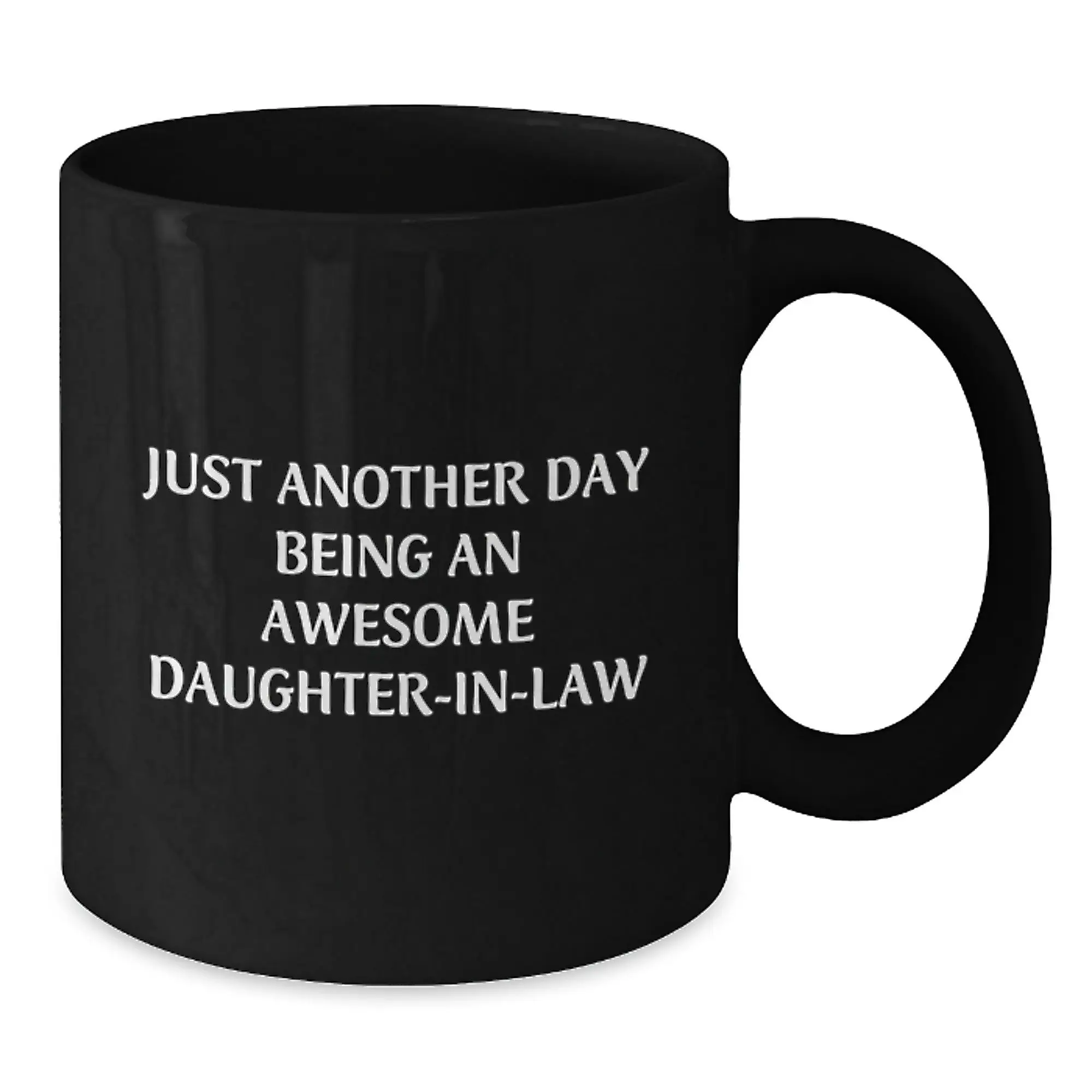Birthday Gift Present for Her Daughter-in-law Black Coffee Mug - Additional