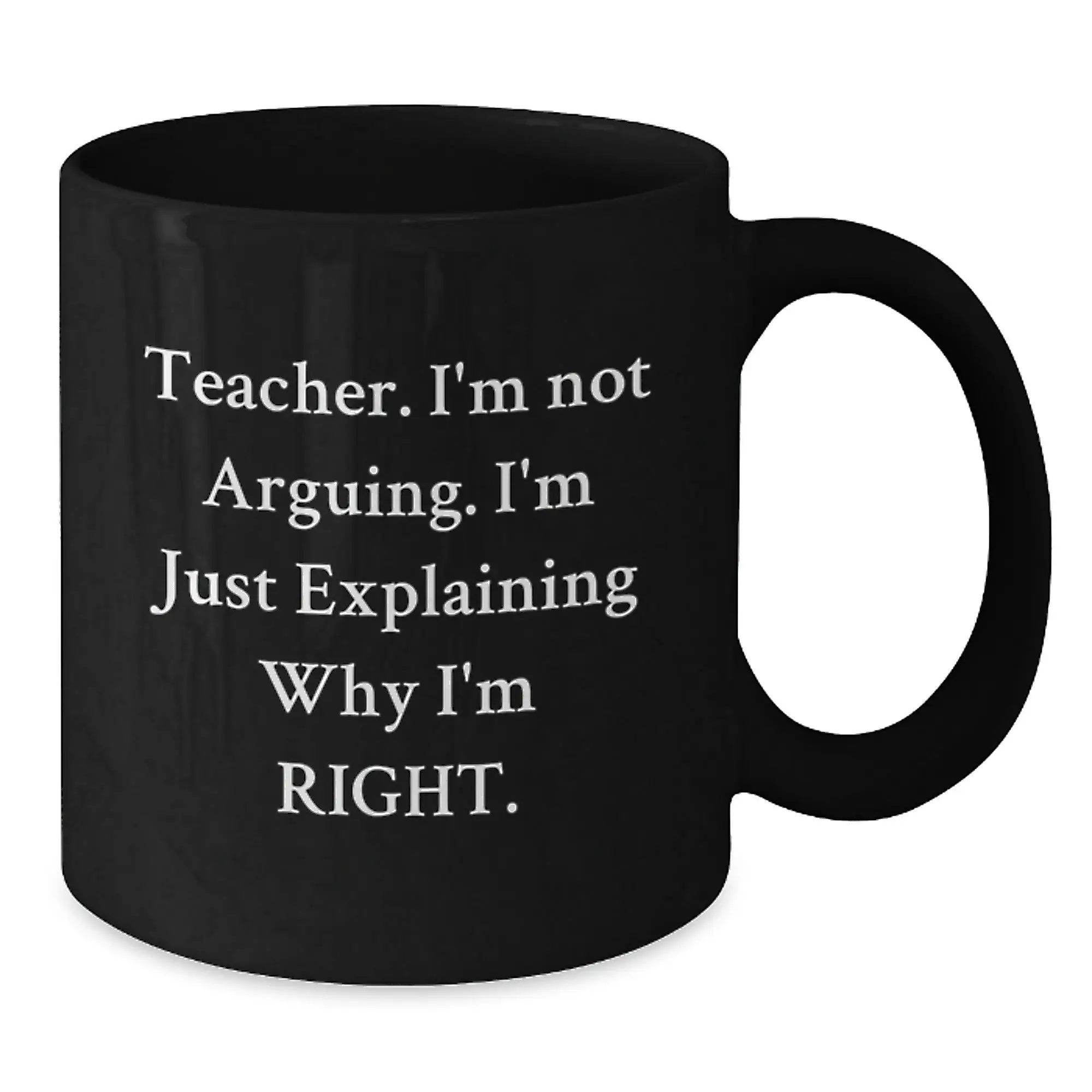 Birthday Gift Teacher Mug for Her – 11oz Black Ceramic Keepsake - Additional