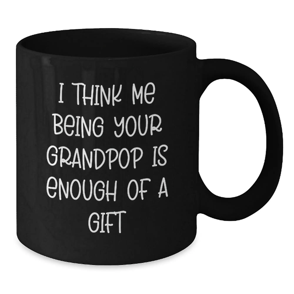 Grandpop Keepsake A Humorous Mug for Him - Christmas Gift - Additional