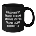 Funny Athletic Trainer Gifts, Unique Black Coffee Mugs for Mom on Mother's Day from Husband, Daughter, or Son - Additional