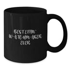 Funny Watchmaker Gifts from Friends - Best Effin' Watchmaker Ever Quote on Black Coffee Mug for Graduation, 11oz or 15oz, Microwave and Dishwasher Safe