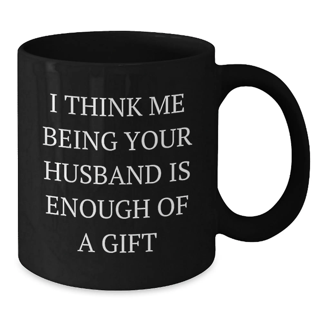 Funny Husband Gifts from Men to Husband Graduation Unique Gifts Black Coffee Mug for Men - Additional