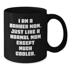 Gifts from Family to Banker Mom, Funny Quote Black Coffee Mug, Graduation Unique Gifts for Banker