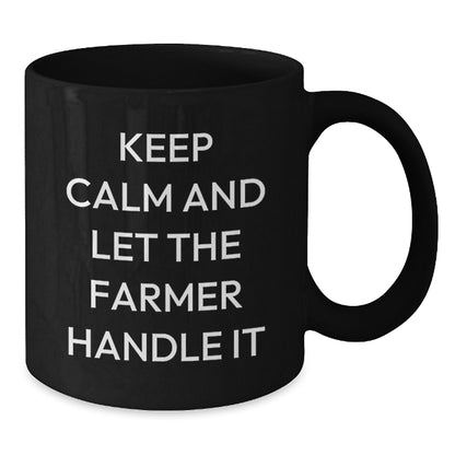 Farmer Black Coffee Mugs Funny Gift For Farmer Friends And Family Unique Gifts From Men And Women This Christmas - Additional