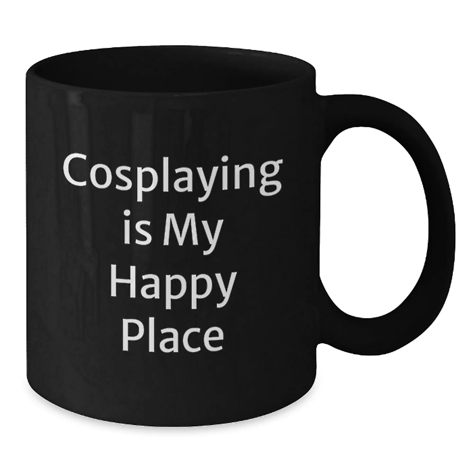 Funny Cosplaying Gifts from Friends, Unique Black Coffee Mugs for Cosplaying Enthusiasts, Perfect Graduation Unique Gifts for Men and Women - Additional