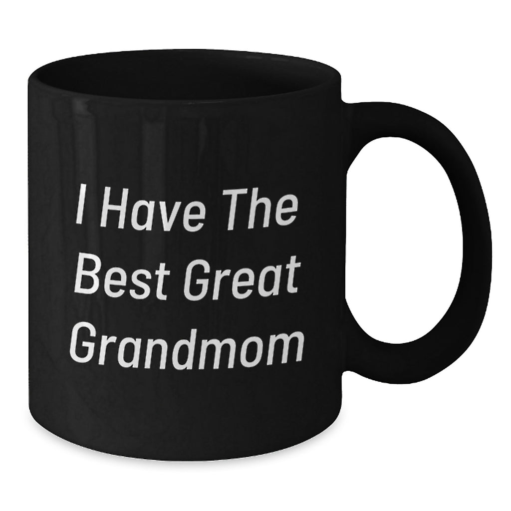 Christmas Gift for Her I Have The Best Great Grandmom Present Coffee Mug - Additional