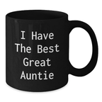 Funny Auntie Quotes Black Coffee Mugs Gifts for Auntie Graduation Unique Gifts from Family - Additional