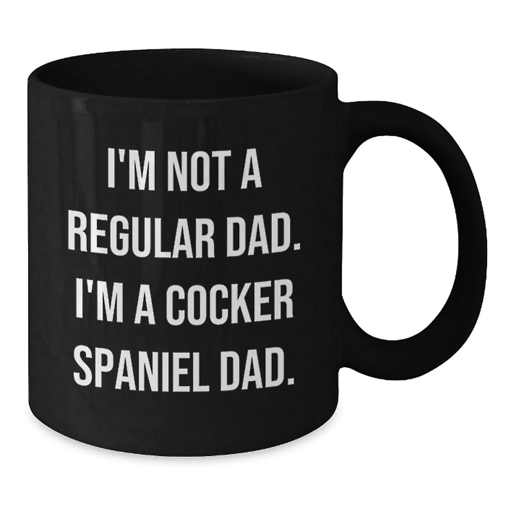 Funny Cocker Spaniel Dog Gift for Men from Dad Cocker Spaniel Dad Coffee Mug Christmas Unique Gift