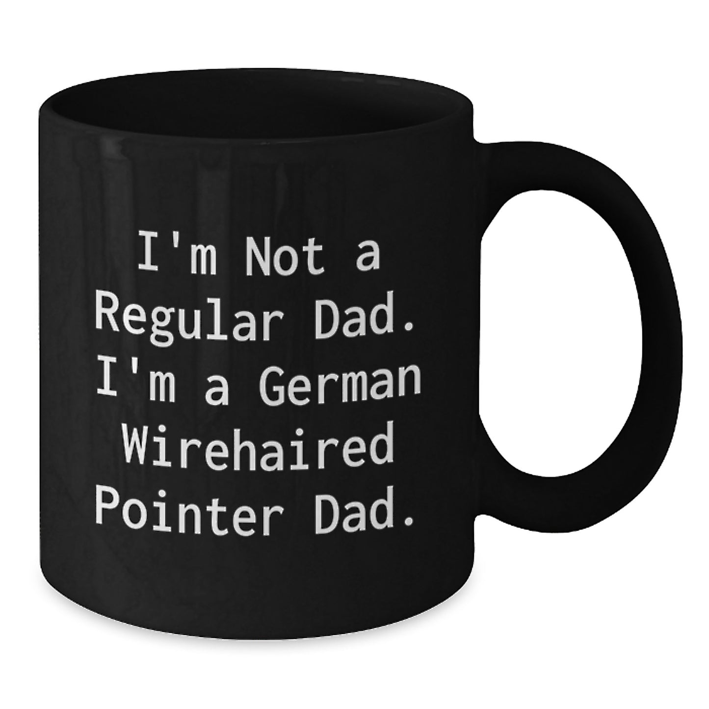 Funny German Wirehaired Pointer Dog Gifts for Dad, German Wirehaired Pointer Dad Coffee Mug, Unique Christmas Memorable Presents - Additional