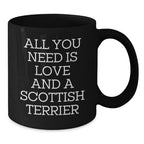 Funny Scottish Terrier Dog Lover Gifts from Men to Friends for Christmas Unique Mugs