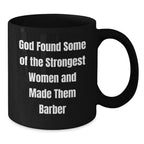Barber Humor Gifts from Men, Women, Friends, Family - Funny Quote Black Coffee Mug - Unique Christmas Unique Gifts for Barber, Men, Women