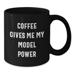 Funny Model Gifts from Friends Christmas Unique Black Coffee Mugs for Men Women