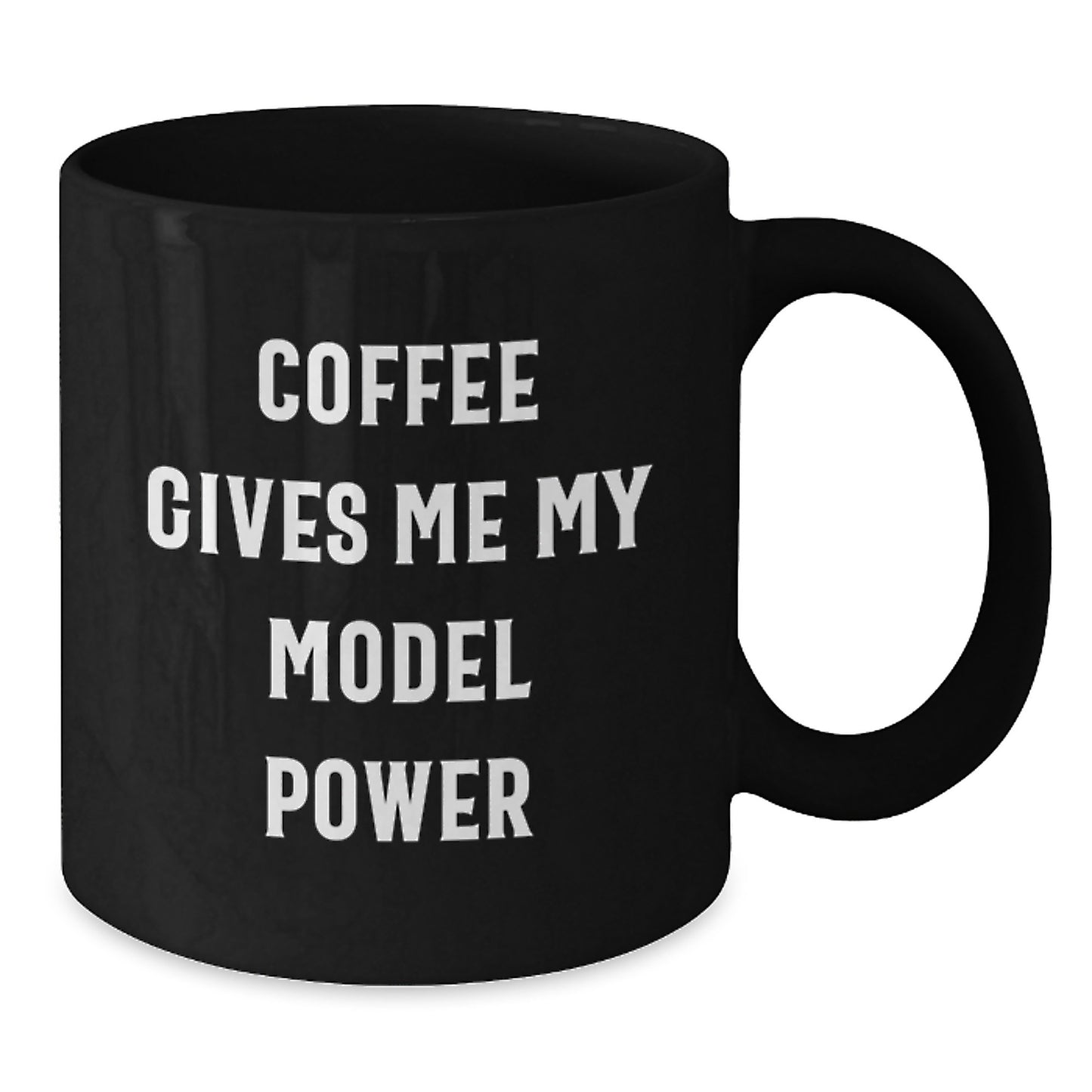 Funny Model Gifts from Friends Christmas Unique Black Coffee Mugs for Men Women - Additional