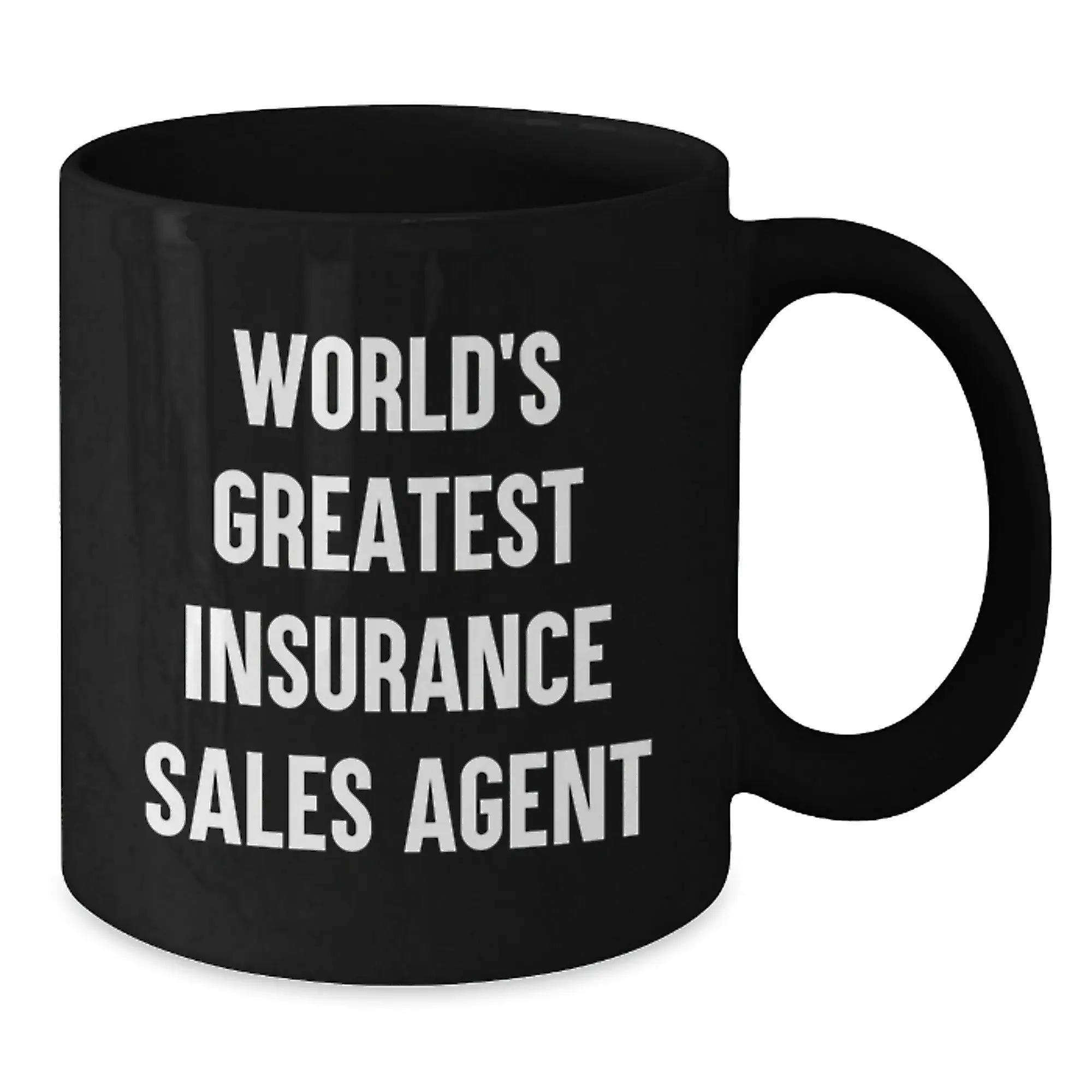 Funny Insurance Sales Agent Gifts from Family - World's Greatest Insurance Sales Agent Black Coffee Mug for Insurance Sales Agent Mom on Mother's Day - Additional