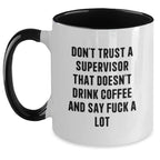 Funny Supervisor Gifts from Men to Supervisor, Christmas Unique Gifts for Supervisor