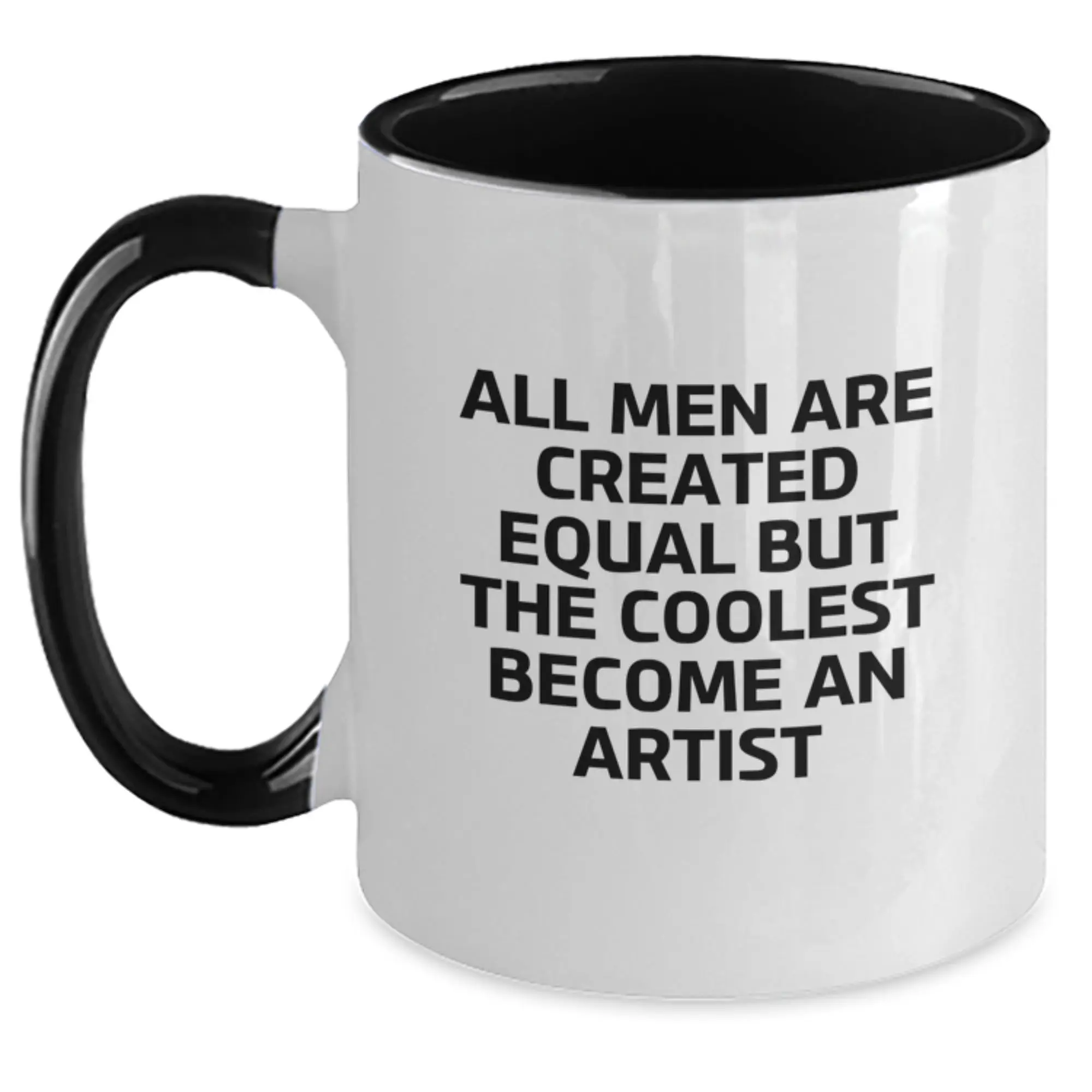 Artist Keepsake Two Tone Coffee Mug Classic for Him Birthday Gift - Main