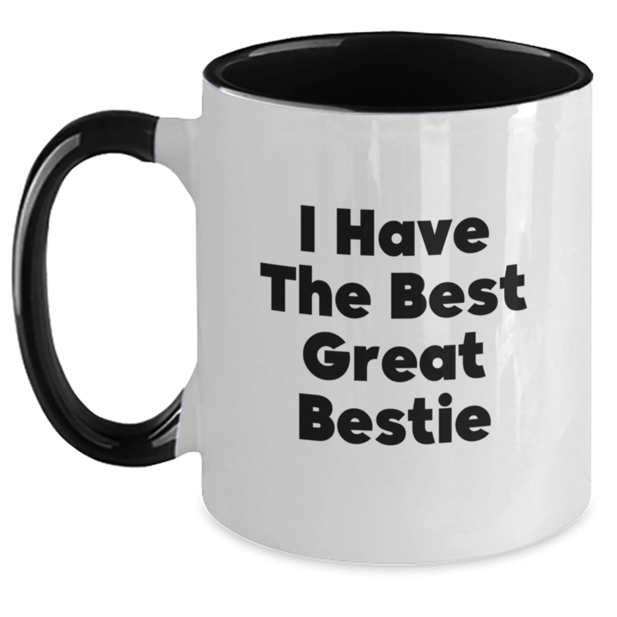 Gifts from Bestie, Funny Bestie Quotes, Two Tone Coffee Mug, Great Bestie, Unique Mother's Day Unique Gifts - Main