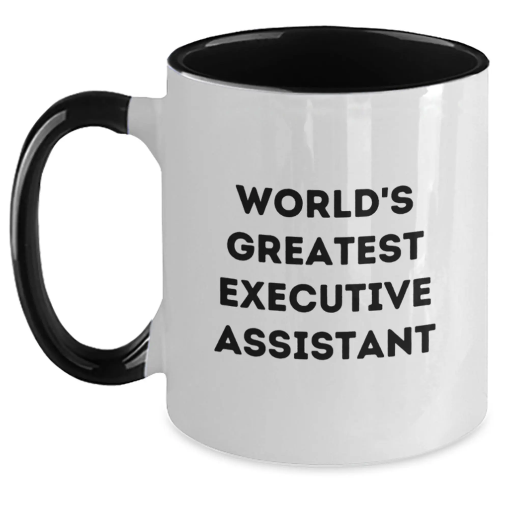 Funny Two Tone Coffee Mugs for Executive Assistant Gifts, Unique Gifts from Men to Women for Mother's Day - Main