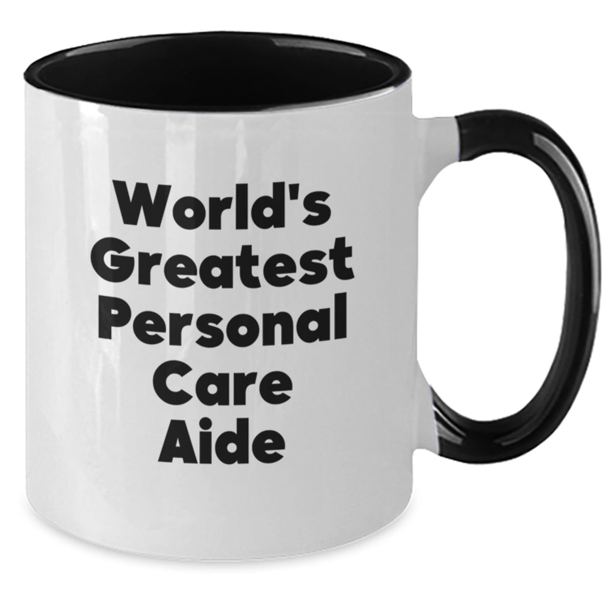 Personal Care Aide Gift World's Greatest Keepsake Two Tone Coffee Mug - Additional