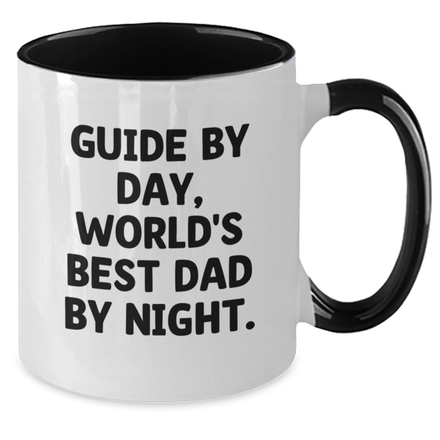 Guide Gifts By Day, Funny Two Tone Coffee Mug By Night, Birthday Unique Gifts from Men to Guide - Additional