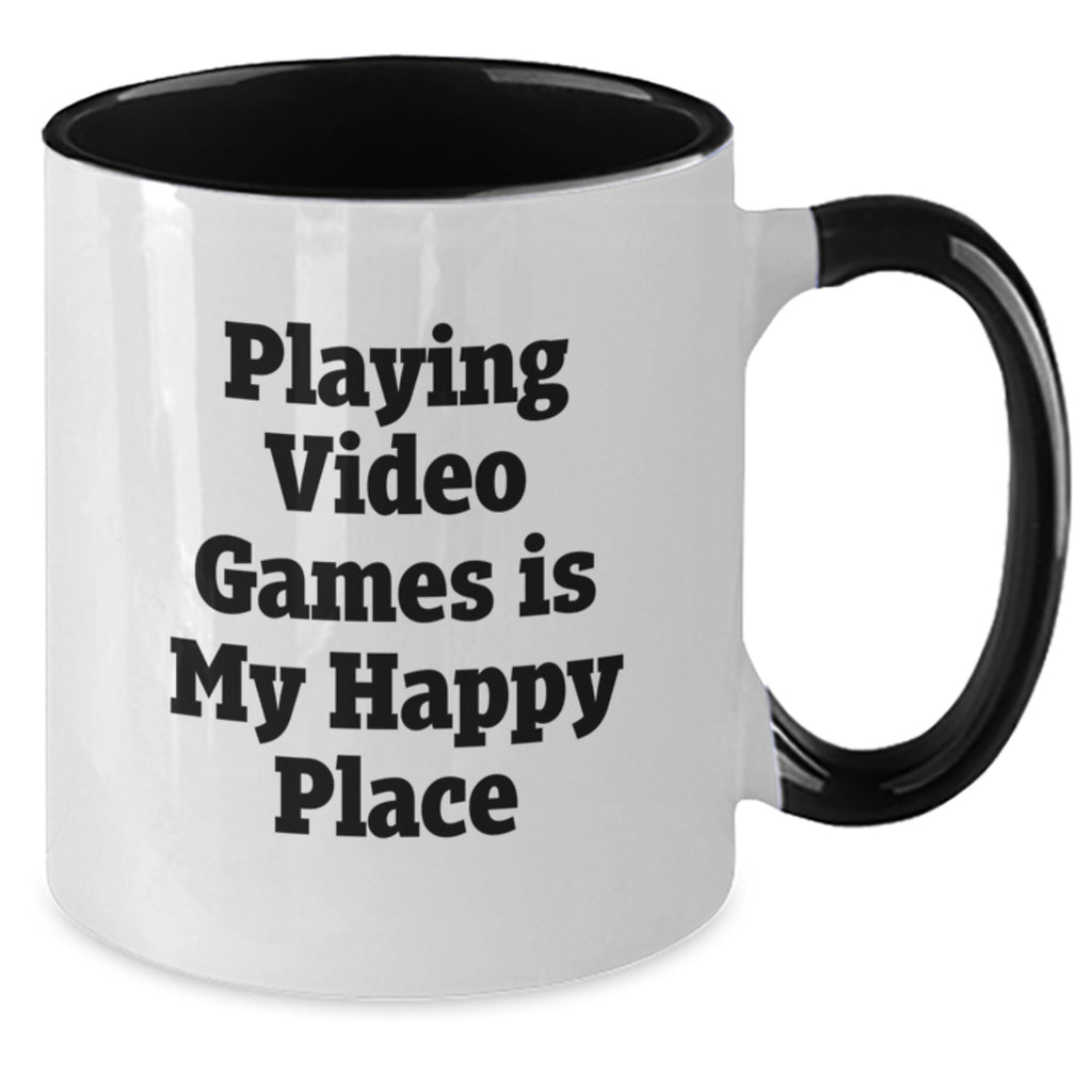 Playing Video Games Gift for Him Playful Coffee Mug Keepsake - Happy - Additional