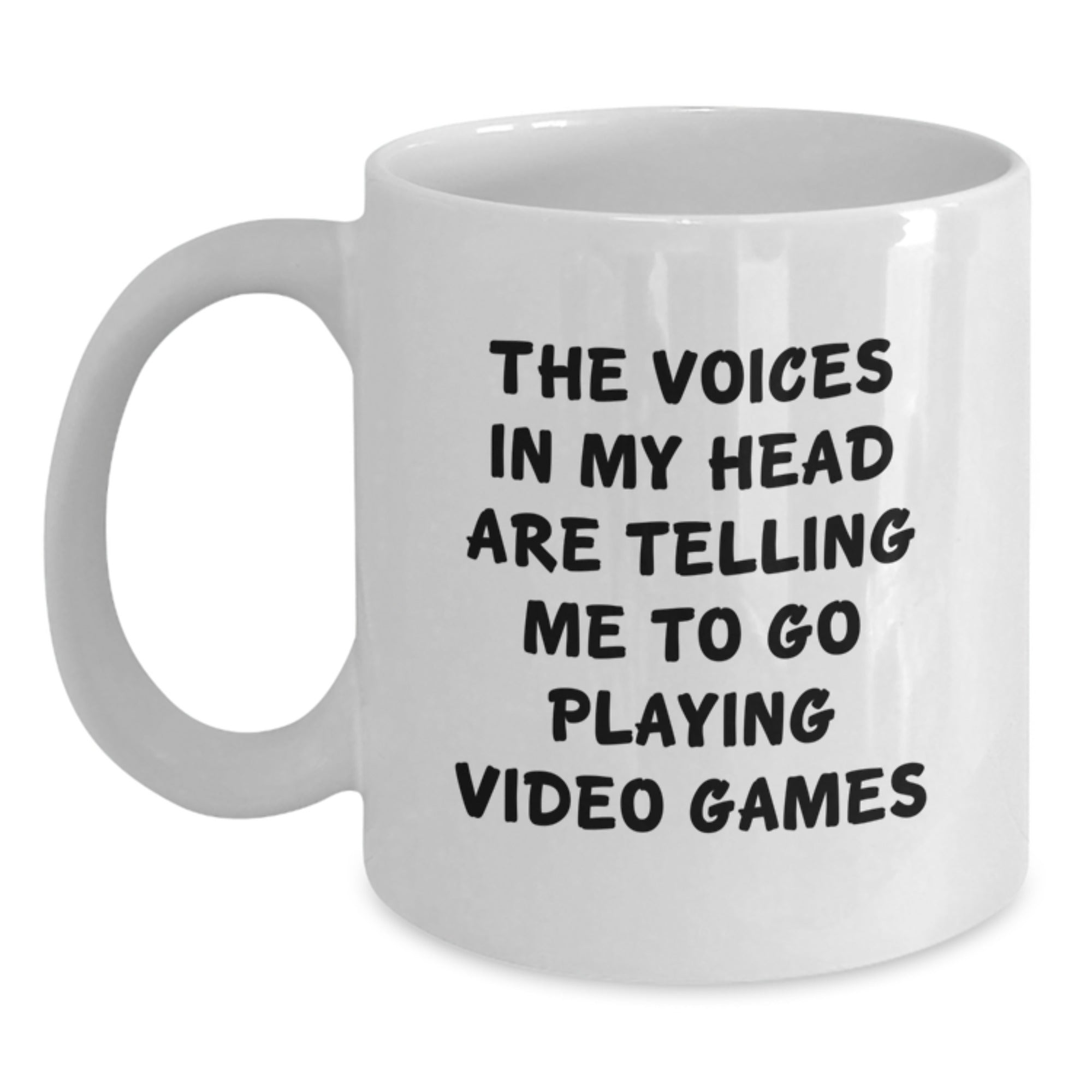 Funny Playing Video Games Gifts for Him or Her, White Coffee Mug, Unique Graduation Unique Gifts from Friends, Family, or Coworkers - Main