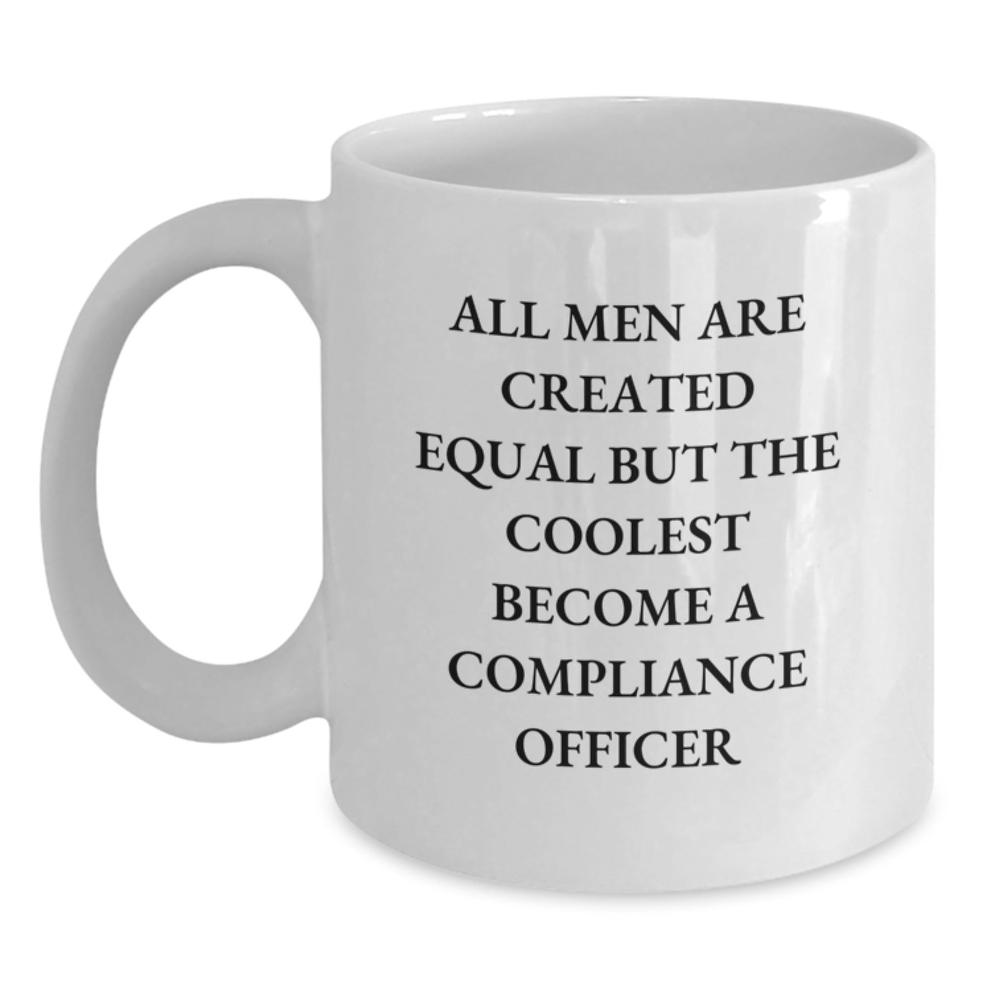 Compliance Officer Keepsake White Coffee Mug Surprise Birthday Gift - Main