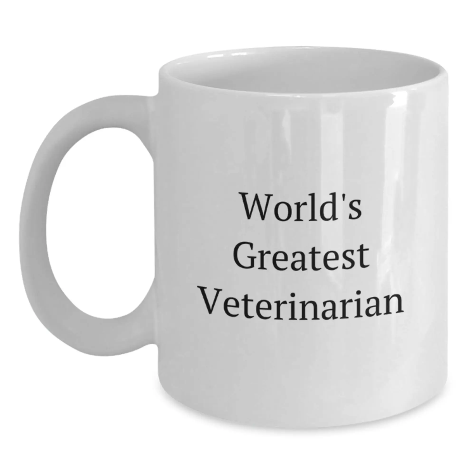 Funny Veterinarian Gifts for Mom - World's Greatest Veterinarian White Coffee Mug - Gifts from Friends and Family - Main